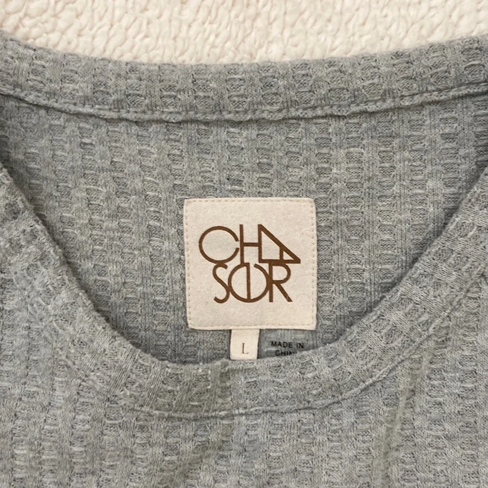 Chaser Waffle Knit Long Sleeve Shirt